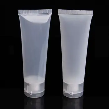 10buc 20/30/50/100 ml de Călătorie Gol Cosmetice Tub Stoarce de Curățare Facial Recipient de Crema de Sticla Lotiune de Probă Vase Gel Cutie