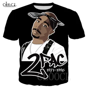 Rapper 2Pac Tupac Hip Hop-ul T Shirt de Imprimare 3D Moda de Vara Tricou Barbati pentru Femei tricou Supradimensionat Tricou Pulover Casual Topuri