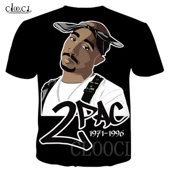 Rapper 2Pac Tupac Hip Hop-ul T Shirt de Imprimare 3D Moda de Vara Tricou Barbati pentru Femei tricou Supradimensionat Tricou Pulover Casual Topuri