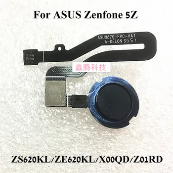 Original, Senzor de Amprentă Scanner Pentru ASUS Zenfone 5Z ZS620KL ZS620KL ZE620KL X00QD Z01RD Touch ID butoane de Acasă cablu Flex