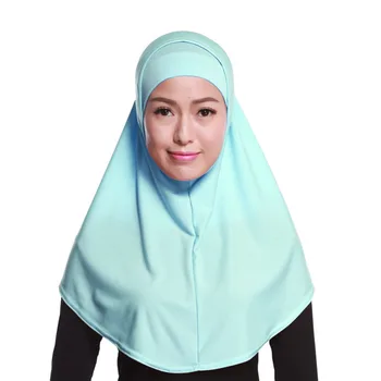 H992 mai recente simplu două bucăți musulmane hijab musulman eșarfă,livrare rapida,posibilitatea de a alege culorile