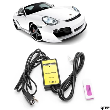 Car Audio Adaptor CD Changer MP3 Interfață AUX SD, Cablu de Date USB 2x6Pin Pentru Toyota Camry, Corolla Matrix May06