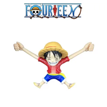 2021 New One Piece Luffy Aniversare de Acțiune Figura Juguetes Anime Cifre Model de Jucării Pentru Copii Cadou de Crăciun 9cm Masca Artefact