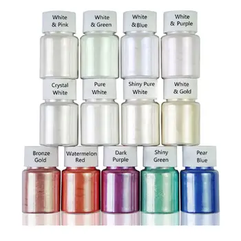 13 Culori Aurora Pulbere de Rășină Mica Pigmenți Perlate Colorant de Luare de Bijuterii 63HD