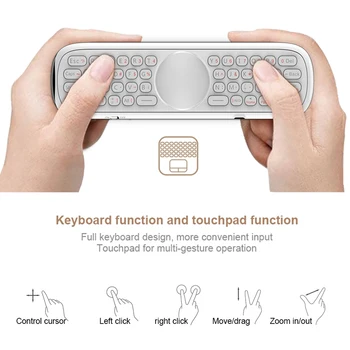 Q40 Air Mouse W2 PRO Control de la Distanță Voce Microfon 2.4 G Wireless Mini Tastatura Giroscop pentru H96 MAX x88 borna pro Android Tv Box PC-ul