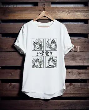 Boku No Hero Academia Kaminari Denki Moda de Vara Tricou Amuzant Femei Haine Punk-coreean Gât Rotund Haine Anime T-shirt