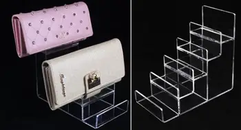 Transport gratuit 5-straturi Acrilice Portofel Display Stand Pungă Titularul de telefon de moda cosmetice bijuterii raft lac de Unghii rack de afișare