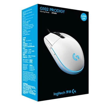 G102 cu Fir Gaming Mouse 8000 DPI Backlit Mecanice Mouse-ul Butonul Lateral Orbire Mouse-ul Macro Laptop USB Biroul de Acasă