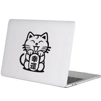 Norocoasa-Pisica Maneki Neko Laptop Autocolant pentru Macbook Decal Pro 16 Air Retina 11 12 13 14 15 inch Mac Book Notebook Piele Autocolant
