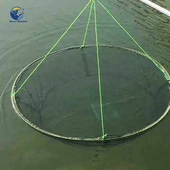 Consolidat Automată Plasă De Pescuit Creveți Cușcă Nailon Pliabil Crab Pește Capcana Năvodul Aruncat Pliante Rețea De Pescuit