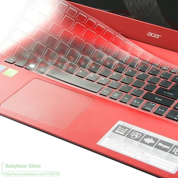 15.6 inch Ultra Subtire TPU Tastatura Capac Protector pentru Acer Aspire E 15 E5-574G E5-575G E5-772 E5-772G E5-532 Aspire F15 K50