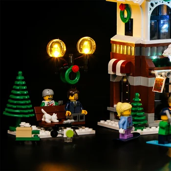 Led Light Set Compatibil Pentru Lego 10249 Creator Expert de Iarnă Magazin 35019 Blocuri Caramizi Jucării (doar lumina+cutie Baterie)