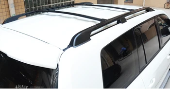 Bare transversale pentru portbagaj de acoperiș acoperiș feroviar pentru Toyota Land Cruiser 200 V8 LC 200 LC200 2008-2019,negru,argint vechi vânzător, garantez calitate