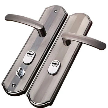 1 Set Practic de mânerul ușii de blocare Anti-furt blocare de siguranță cu Dublă Blocare pentru Dormitor Mobilier de Baie Blocare Poarta Accesorii