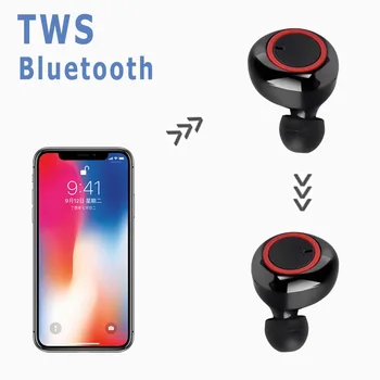 Noi Y50 Pavilioane TWS Cască Stereo Bluetooth 5.0 Wireless In-Ear de Control Buton de Anulare a Zgomotului Sport cu Cască Cu Încărcare