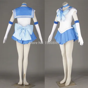 MMGG Anime Sailor Moon Ami Mizuno Sailor Mercur Cosplay Costum Personalizat Rochie de Rășină Bentita Halloween Set de Înaltă Calitate