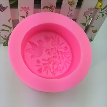 Animal, Pasăre, Floare de Trandafir 3D ciocolata sapun Matrite DIY fondant tort decorare mucegai silicon bucătărie, ustensile de coacere