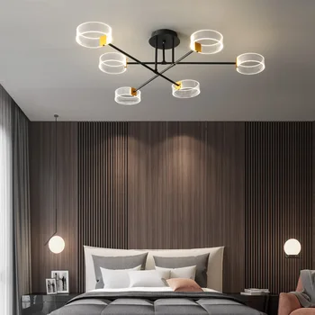 Moderne LED lumini plafon pentru camera de zi Dormitor studiu bucătărie lampă de tavan Rotund Acrilice umbra restaurant corpuri de iluminat