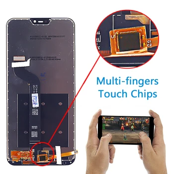Touch Ecran Pentru Xiaomi Mi A2 Lite Display LCD 2280*1080 Digitizer Asamblare pentru xiaomi Redmi 6 pro tv LCD 5.84 inch Cadru