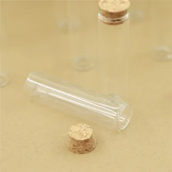 50pcs 20ml 22*80mm Sticlă, Dopuri de Sticle Tub de Testare, Dop de Spice Sticle Recipient Mic DIY Borcane Mici Flacon de Sticlă de sticlă