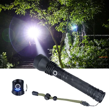 USB Reîncărcabilă Lanterna Super-Luminos Zoom Telescopic Tactice LED lumina Reflectoarelor X71 X82 X92 Flexibil Extensibil Torch Lampă