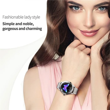 Aur minunat 38mm pentru Femei Ceas Inteligent Multi se confruntă IP68 rezistent la apa de Monitorizare a ritmului Cardiac trupa Pentru Android IOS Smartwatch Femei