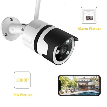 Wdskivi Mini HD 1080P Impermeabil în aer liber Camera IP de Securitate WiFi Camera Bullet Camera de Supraveghere CCTV Coajă de Metal Onvif iCSee
