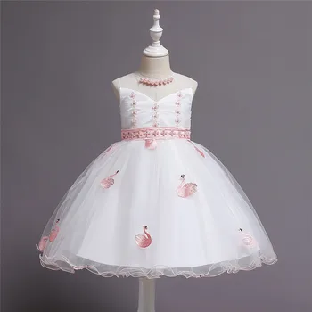 Margele Flori Fete Dress pentru Copii Toddler Princess Crăciun, Ziua de naștere Rochii Elegante Fete pentru Copii Petrecere de Nunta Rochie de Îmbrăcăminte