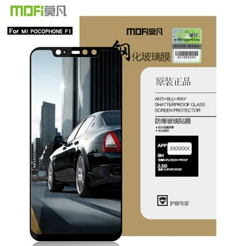Mofi Pentru Xiaomi Pocophone F1 sticlă călită Pentru Xiaomi Pocophone F1 ecran protector ultra subțire de acoperire complet 3D folie de protectie