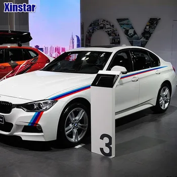 2 buc M Performance caroserie decorare autocolant pentru BMW seria 3 F30 320i 328i 116i 118i