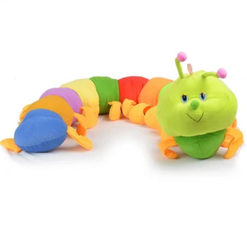 50/80CM omidă Colorat jucărie de pluș perna omidă mare de insecte papusa Valentine 's Day cadou jucarii de plus