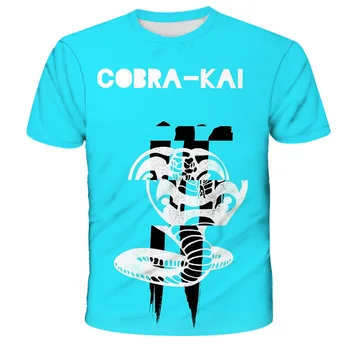 Cobra Kai T-shirt boys girls T-shirt de vara din bumbac top mango Tricou Maneci Scurte noi pentru copii T-shirt tricou negru