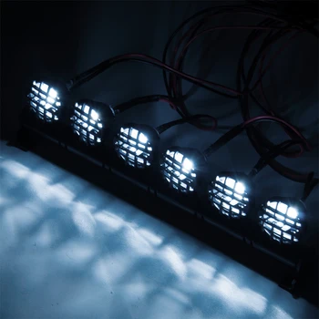 1:10 RC LED-uri Auto Acoperiș Lampa cu Lumini de Bar 4/5/6LEDs RC Lumini de 1/10 RC Șenile Mașină SCX10 Piese de Upgrade