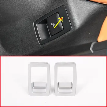 ABS Cromat Masina de-al Doilea Rând de scaune Ajustare Cadru Pentru BMW X3 2018 Accesorii Auto 2 buc
