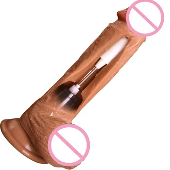 Realiste Mare Dildo cu ventuza Vibrator punctul G Stimulare Clitoris cu Vibrator Penis de sex Feminin Masturbator Jucărie Sexuală pentru Femei Q161