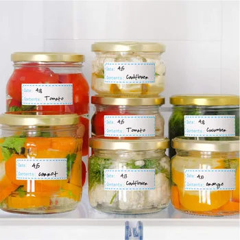 Detașabil Tag-ul DIY de Depozitare a Alimentelor Bucătărie Adeziv Frigider Reziduuri Congelator Eticheta Autocolant Ușor de Curățat Data Recipiente pentru Alimente