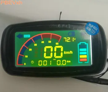 Vitezometru LCD DISPLAY bord albastru/alb/culoare de afișare pentru electric scuter electric bicicleta tricicleta moped indicator de baterie