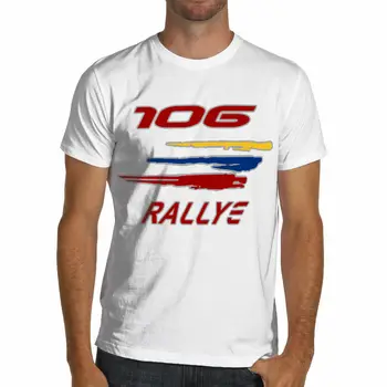 Peugeot 106 Rallye Curse Moale de Bumbac T-Shirt Raliu Wrc Gti Unisex Marimea S-3XL