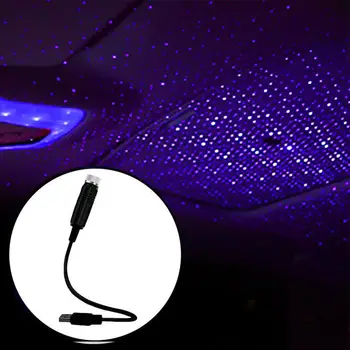 LED-uri Auto USB Acoperis Star Plug Play Mașina Acasă Tavan Romantic USB Lumina de Noapte Înstelat Cer Roșu, Albastru Decor mai Multe Efecte de Iluminare