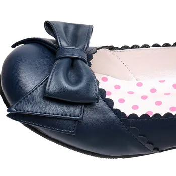 Japoneză Dulce Lolita Bloc Toc Mic Rotund Toe Mary Jane Petrecere De Ceai Pantofi