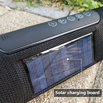 Solar Power Difuzor Bluetooth Stereo Soundbar Portabila Coloana Subwoofer Impermeabil Music Center Home Theater Handsfree PC FM TF