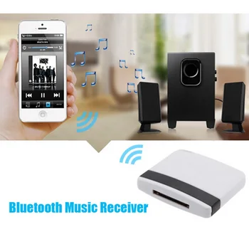 Muzică Bluetooth Adaptor Bluetooth Receptor Audio Vorbitor A2DP Receptor de Muzică 30-Pin Docking A2DP Receptor Audio pentru iPod iPhone PC
