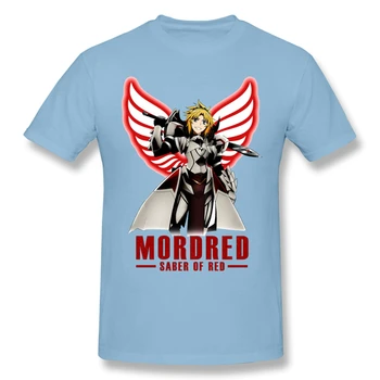 Mordred - Sabie De Roșu negru T Shirt soarta mare Pentru homme T-Shirt, Tricouri Pur Maneca Scurta