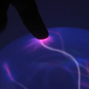 6/8Inch cu Plasmă Magic Ball Sfera Fulger Glob de Cristal Atinge Nebuloasă Lumina Petrecere de Craciun Decor