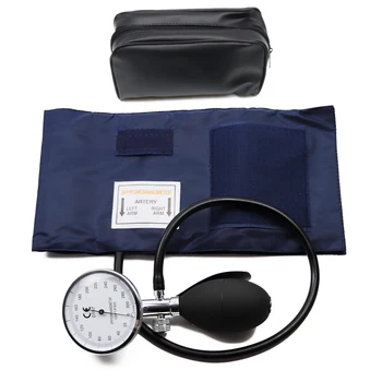 Clasic Monitor de Presiune sanguina BP Manșetă Adult Sănătos Tensiometru de Braț Instrument Tensiometru Aneroid cu Apelare Manuală Ecartament