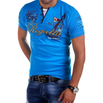 ZOGAA Bărbați T-shirt Personalitate Cultivarea Maneca Pure Color Imprimate Casual Scrisoare Solid Anti-psihiatru Sus Teuri plus dimensiune XS-5XL