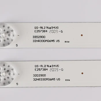 Noi 4buc=2set 6LED(6V) 560mm de Fundal cu LED Strip pentru L32P1A 4C-LB3206-HR03J HR01J 32D2900 32HR330M06A5 V5