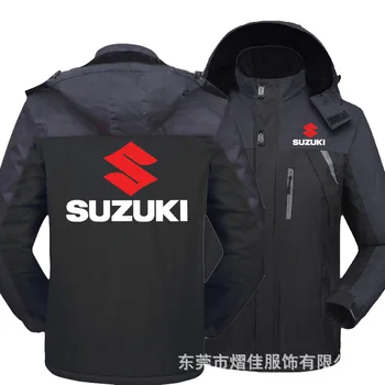 Nouă Bărbați Digital de Imprimare Logo-ul Auto Suzuki Sacou Barbati Casual Moda Harajuku de Înaltă Calitate Bărbați Ciclism Jacheta Sacou