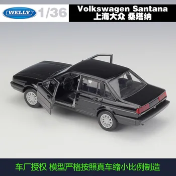 Welly 1:36 Volkswagen Santana aliaj model de masina trage înapoi de vehicul de a Colecta cadouri Non-telecomanda tip de transport de jucărie