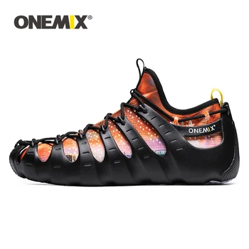 ONEMIX Roma Pantofi pentru Bărbați Pantofi de Mers pe jos de Moda Respirabil Dantela-up Sandale Încălțăminte de Funcționare în aer liber pentru Jogging Barbati Adidasi Marimea 47